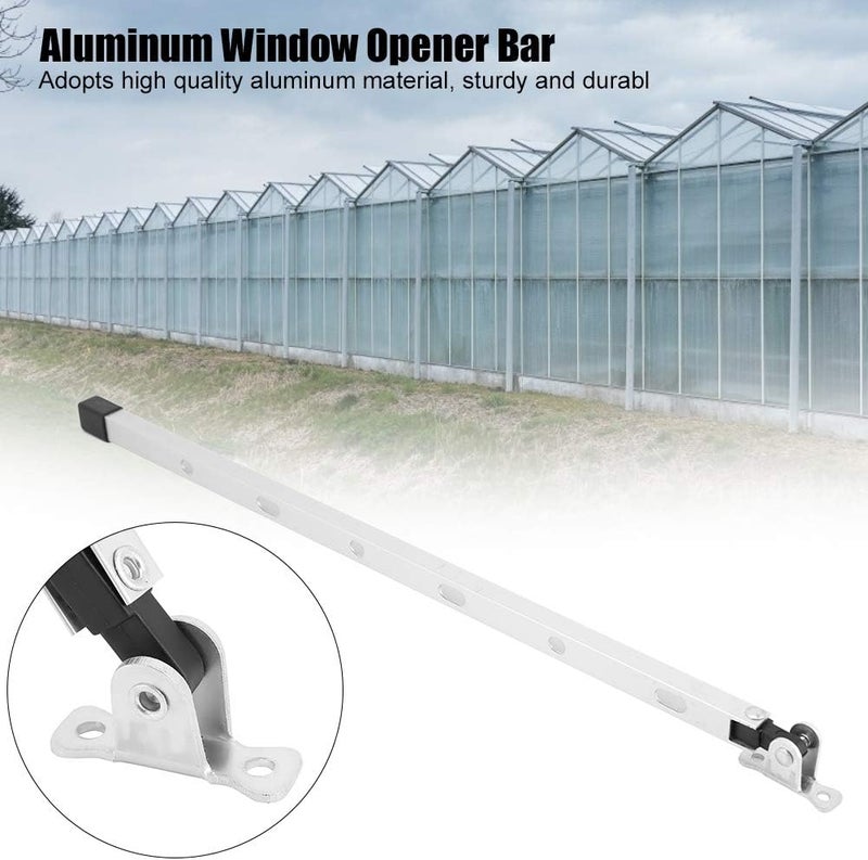 GLOGLOW Greenhouse Vent Opener, Manual Window Stay Kit Aluminum Ventilation Support Bar for Roof Windows Garden Greenhouse Ventilation Garden Greenhouse Ventilation - Image 2